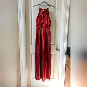 Francesca's long formal halter top gown - Size S